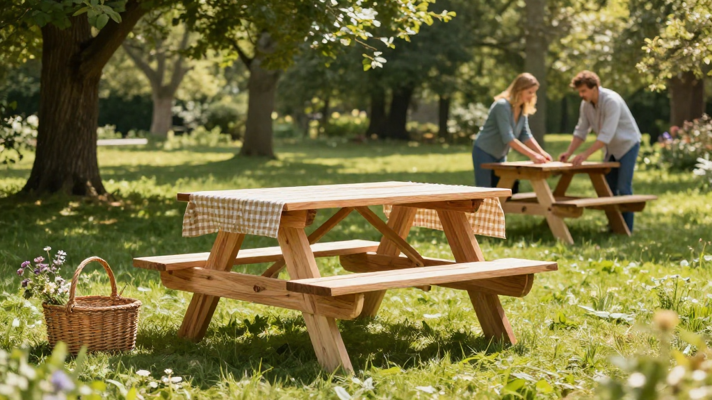 How to Build a Picnic Table with These Free Plans