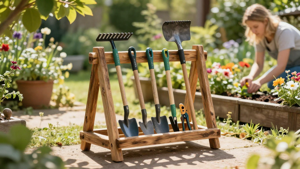DIY Garden Tool Rack from Scrap Wood: How to Build a Garden Tool Rack