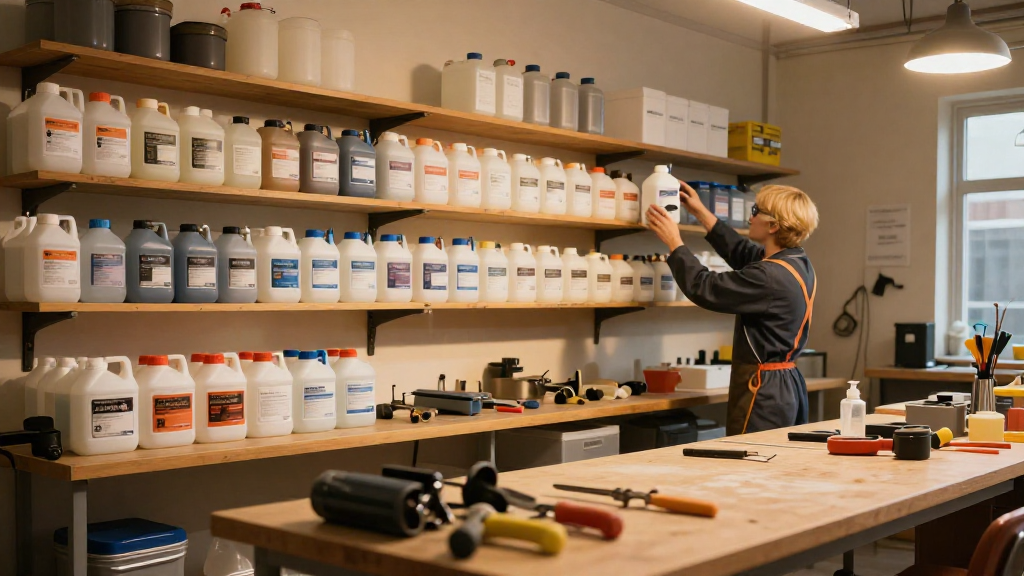Storing Finishing Chemicals Safely in Your Workshop