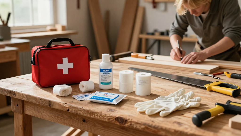 Must-Have First Aid Items in a Woodworking Shop