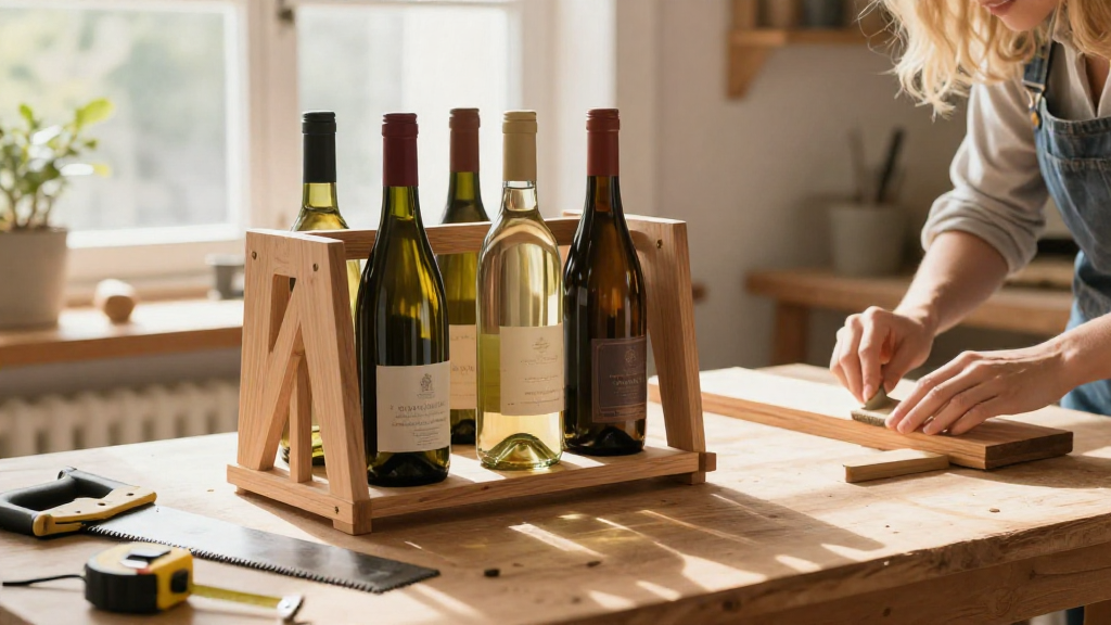 Easy DIY Wine Rack for Beginners