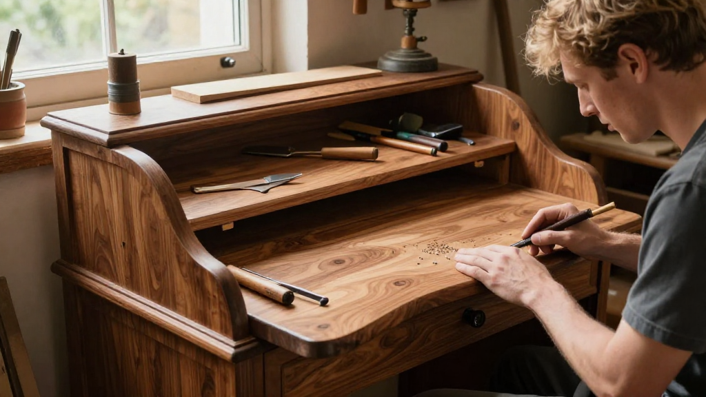 Building a Classic Roll-Top Desk: What You Need to Know