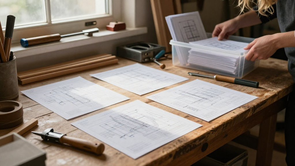 How to Organize and Store Printed Woodworking Plans