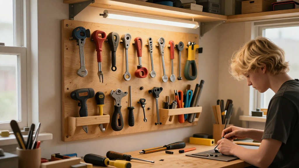 Wall-Mounted Tool Organizer Ideas for Small Shops