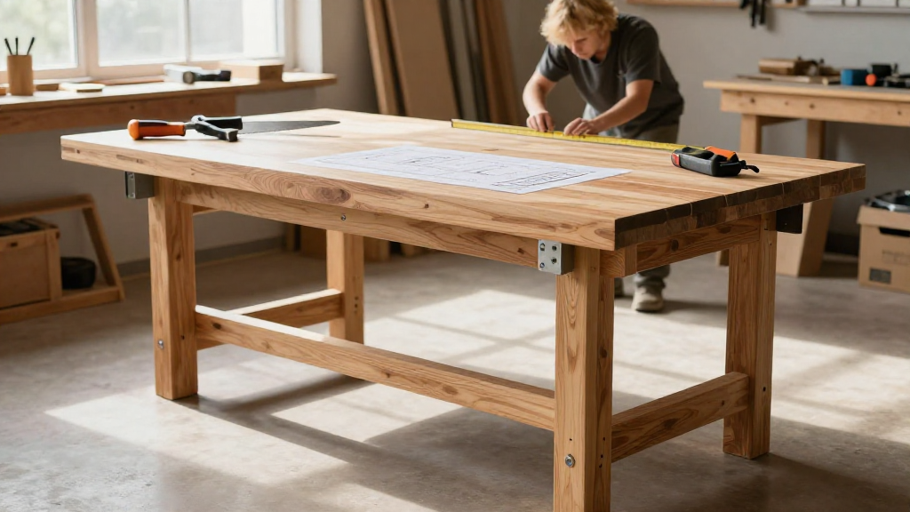 Build a Heavy-Duty Workbench Using a Printable Template
