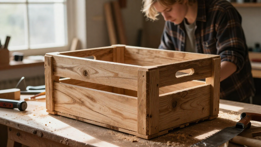 How to Make a Rustic Wooden Crate