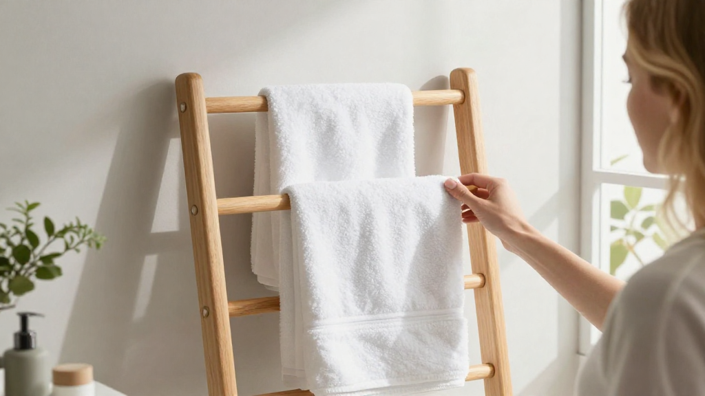 Make a Simple Wooden Towel Rack for Your Bathroom