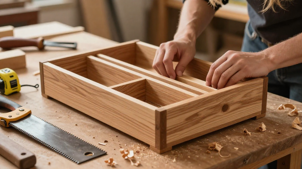 Make a Custom Wooden Drawer Organizer