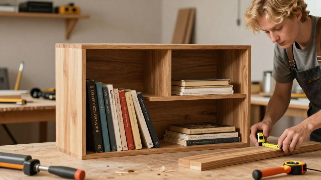 DIY Bookshelf Plans with Cut List and Instructions