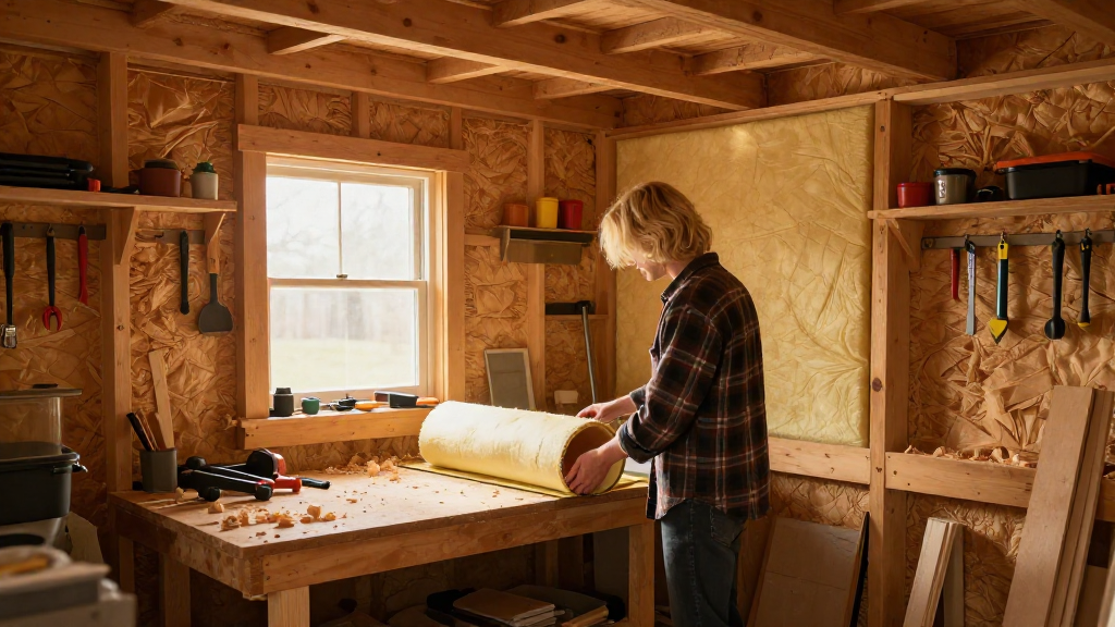 How to Insulate Your Woodworking Shed for All-Season Use